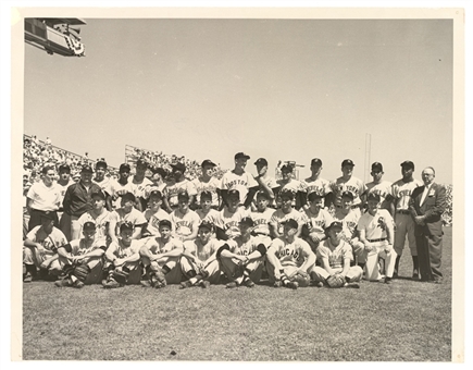 Circa 1957 American League All-Stars Original Don Wingfield Type I Team Photograph (PSA/DNA Type I)